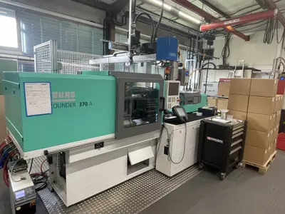 Arburg 370 A, integrierte 12 HK - Regler, Sepro Roboter